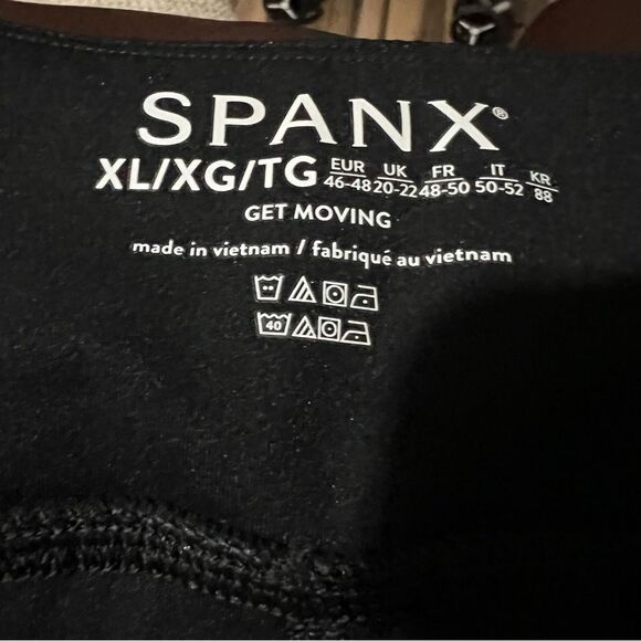 New! Spanx Get Moving Black Women’s Pull On Skort Size XL Tennis Walking Active - Picture 10 of 11